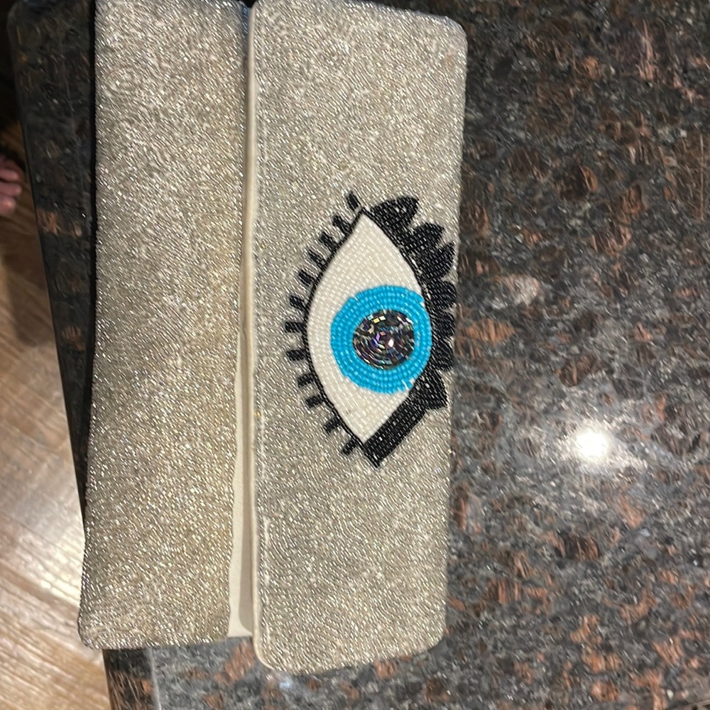 Decorative clutch for a fun twist.